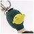 LOUIS VUITTON MADE NIGO LV Squared Porte Cre Duck Charm MP3222 Auth 206943M Plata Verde - vista 3
