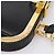 Borsa a mano Christian Dior in pelle 2way Nero Oro Auth ep16322V D'oro - vista 7