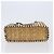 LOEWE Tote Bag Raffia Beige Silver Auth 206724M Silvery - view 5