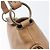 Bolso de mano Miu Miu de cuero marrón y dorado Auth 206871A Castaño - vista 20