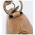 Bolso de mano Miu Miu de cuero marrón y dorado Auth 206871A Castaño - vista 22