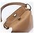 Bolso de mano Miu Miu de cuero marrón y dorado Auth 206871A Castaño - vista 23