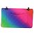 Bolsa de ombro CHANEL Chain Matelasse 25 em couro de bezerro Rainbow CC Auth 167787SM - vista 2