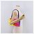 Bolsa de ombro CHANEL Chain Matelasse 25 em couro de bezerro Rainbow CC Auth 167787SM - vista 30