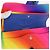Bolsa de ombro CHANEL Chain Matelasse 25 em couro de bezerro Rainbow CC Auth 167787SM - vista 9
