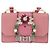 Bolsa de Ombro Miu Miu em Couro Rosa Dourado Auth 206867A - vista 13