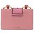 Bolsa de Ombro Miu Miu em Couro Rosa Dourado Auth 206867A - vista 3