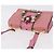 Bolsa de Ombro Miu Miu em Couro Rosa Dourado Auth 206867A - vista 7