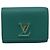 LOUIS VUITTON Portefeuille Capsine Wallet Leather Green M12407 LV Auth 206669V Verde - vista 13