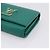 LOUIS VUITTON Portefeuille Capsine Wallet Leather Green M12407 LV Auth 206669V Verde - vista 7