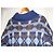 inconnue Jersey de lana de cuello alto con estampado geométrico Multicolor - vista 2