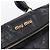 Borsa a Mano Miu Miu Vitellolux 2way Black Gold Auth 207617SAM Nero D'oro - vista 20