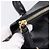 Borsa a Mano Miu Miu Vitellolux 2way Black Gold Auth 207617SAM Nero D'oro - vista 22