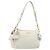 Borsa a mano Miu Miu in pelle bianca e oro Auth hk4200V Bianco D'oro