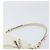Borsa a mano Miu Miu in pelle bianca e oro Auth hk4200V Bianco D'oro - vista 14