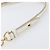 Borsa a mano Miu Miu in pelle bianca e oro Auth hk4200V Bianco D'oro - vista 15