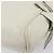 Borsa a mano Miu Miu in pelle bianca e oro Auth hk4200V Bianco D'oro - vista 18