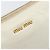 Borsa a mano Miu Miu in pelle bianca e oro Auth hk4200V Bianco D'oro - vista 20