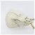 Borsa a mano Miu Miu in pelle bianca e oro Auth hk4200V Bianco D'oro - vista 3
