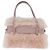 Borsa a Mano Miu Miu Mouton 2way Pink Gold Auth 167728M Rosa D'oro - vista 2