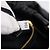 Bolsa de Mão Miu Miu em Couro 2way Preta Dourada Auth 167723M Preto Dourado - vista 11