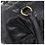 Bolsa de Mão Miu Miu em Couro 2way Preta Dourada Auth 167723M Preto Dourado - vista 16