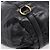 Bolsa de Mão Miu Miu em Couro 2way Preta Dourada Auth 167723M Preto Dourado - vista 18