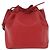 LOUIS VUITTON Borsa a tracolla Petit Noe Epi Rossa M44107 LV Auth 206418A Rosso - vista 13
