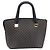 Céline Bolso de mano CELINE Macadam PVC Negro Tono Dorado Auth 207706 - vista 2