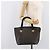 Céline Bolso de mano CELINE Macadam PVC Negro Tono Dorado Auth 207706 - vista 29
