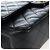 Borsa a tracolla CHANEL Chain Matelasse 25 Pelle Caviar Nero Oro CC Auth BA16026SV D'oro - vista 15