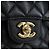 Borsa a tracolla CHANEL Chain Matelasse 25 Pelle Caviar Nero Oro CC Auth BA16026SV D'oro - vista 19