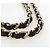 Borsa a tracolla CHANEL Chain Matelasse 25 Pelle Caviar Nero Oro CC Auth BA16026SV D'oro - vista 8
