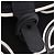 Borsa a mano DELVAUX Brillon MM Champion Vinyl 2way Nero Bianco Auth BA16209V - vista 21