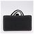 Borsa a mano DELVAUX Brillon MM Champion Vinyl 2way Nero Bianco Auth BA16209V - vista 5