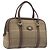 Borsa a mano Burberrys Nova Check Canvas Beige Gold Auth 205340 D'oro