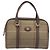 Borsa a mano Burberrys Nova Check Canvas Beige Gold Auth 205340 D'oro - vista 13