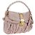 Borsa a mano Miu Miu Matelassé in pelle 2way Beige Oro Auth 205358V D'oro