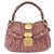 Bolso de mano Miu Miu de piel 2way Pink Gold Auth 167711A Rosa Dorado - vista 13