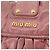 Bolso de mano Miu Miu de piel 2way Pink Gold Auth 167711A Rosa Dorado - vista 21