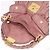 Bolso de mano Miu Miu de piel 2way Pink Gold Auth 167711A Rosa Dorado - vista 24