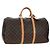 LOUIS VUITTON Monogram Keepall 50 Boston Bag M41426 LV Auth 205367V Monogramme