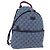 Zaino GUCCI Denim Blue Silver 782708 Auth mr2942V Argento