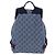 Zaino GUCCI Denim Blue Silver 782708 Auth mr2942V Argento - vista 2