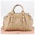 Miu Miu Handtasche Leder 2way Beige Gold Auth 167721M Golden - Ansicht 12