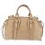 Miu Miu Handtasche Leder 2way Beige Gold Auth 167721M Golden - Ansicht 2