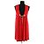 Rotes Louis Vuitton Kleid aus Viskose