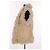 Chaqueta de piel beige Chloé - vista 3
