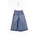 Céline Bermuda Shorts aus Baumwolle Blau - Ansicht 3