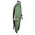 Autre Marque Cappotto La Gambade in cotone verde - vista 3